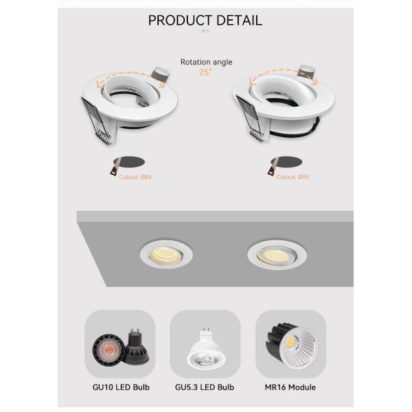 Gyro 360 Rotated Downlight Frames Ocean Led Recessed Light Housing