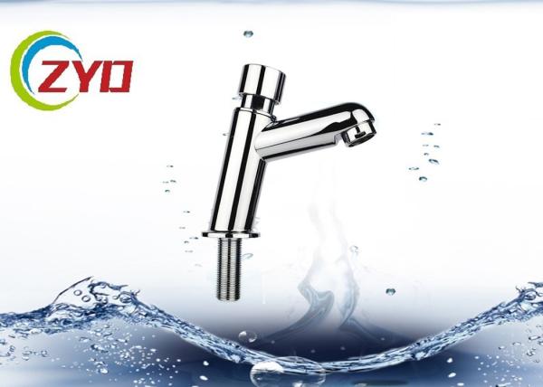 Multi Layer Plated Single Water Faucet , Wear Resistance Single Hole Vessel Faucet