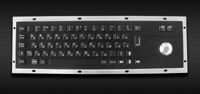 Clavier en métal d'acier inoxydable de 392x110mm avec le port PS2 d'USB de boule de commande