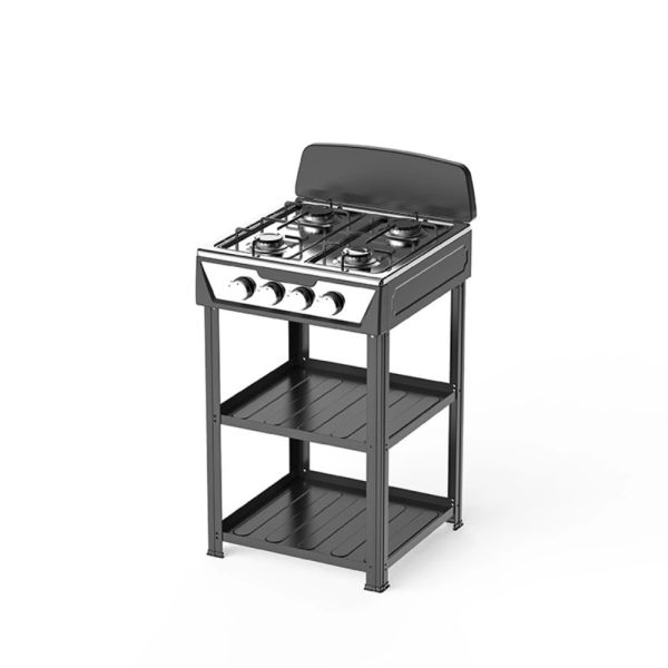 Four Burner Gas Stove Manufacturer constructed from corrosion resistant materials with flame failure safety and adjustable controls