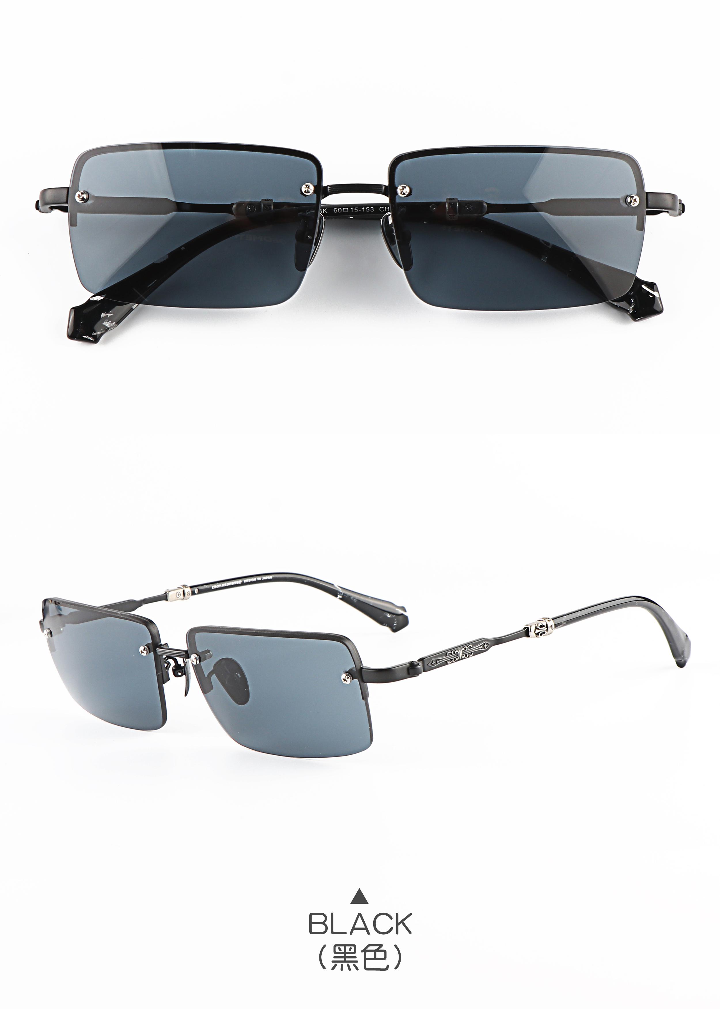 Light Custom Manufacturer Trendy 2025 Borderless Square Top Brands protection Big Ladies High Quality Sunglasses Frame for Men