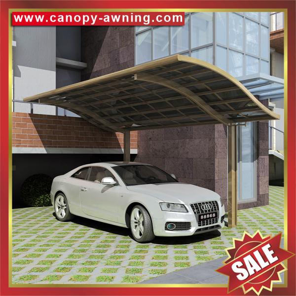 Excellent outdoor park car shelter canopy awning carport with aluminum framework and polycarbonate sheet