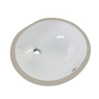 El nominal oval negro blanco de Ada Bathroom Sink Wall Hung Cupc esmaltó dentro