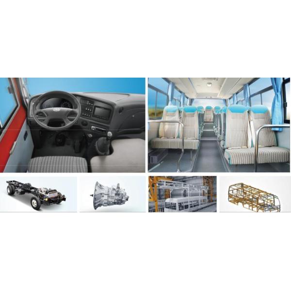 30-50 Seats LHD Rhd City Bus Coach Bus with Spacious Interior and Engine Capacity 8L