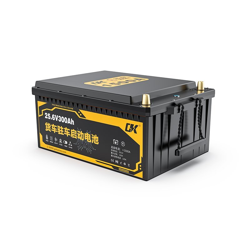 7.68Kwh Car Starter Battery 25.6V 300Ah Lifepo4 Battery For Emergency