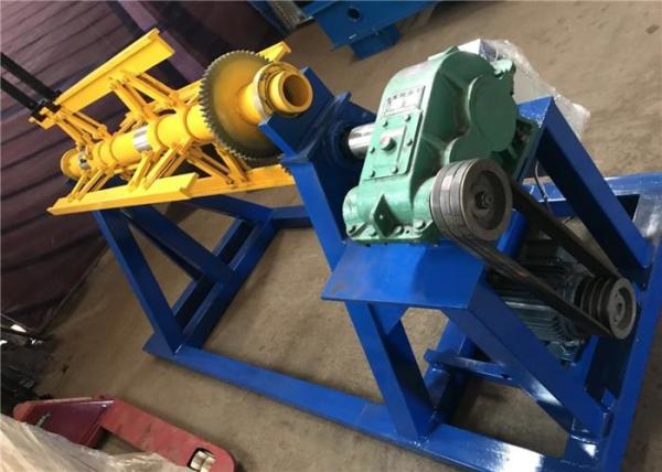 Electric Sheet Metal Guillotine , Aluminum Coils Sheet Manual Decoiler Machine