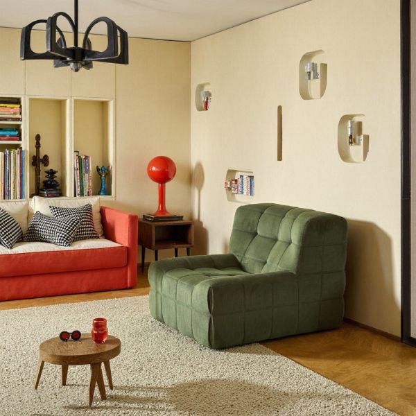 Living Room Bean Bag Chair Lounge Sofa Fabric Upholstery Leisure 35D Sponge Sofa Boneless Chair Compressed Sofa for Living Room