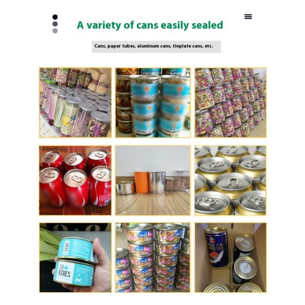 DFJ-160 Vertical Electric Sealing Machine for Stainless Steel Tinplate Easy-Open Cup Plastic and Metal Cans Tin Can Sealer