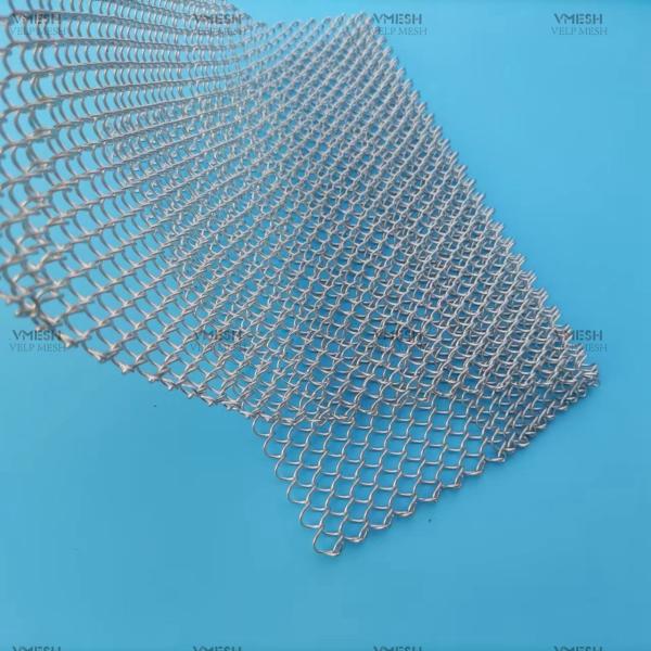 Decorative Aluminum Chain Link Curtain Cascade Coil Drapery Wire Mesh Curtains