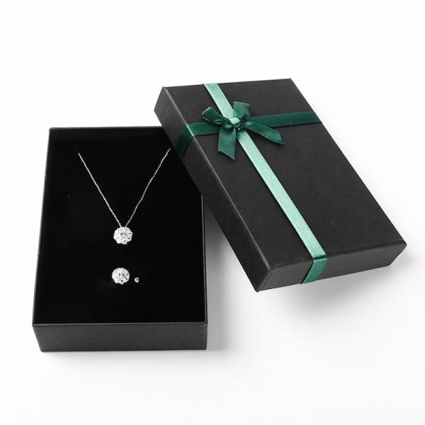 Cardboard Rigid Ring Earring Necklace Jewelry Watch Gift Box Custom Printing