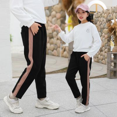 Calças elásticas da cintura das meninas do Spandex do algodão 5% de 95% 120cm a 160cm