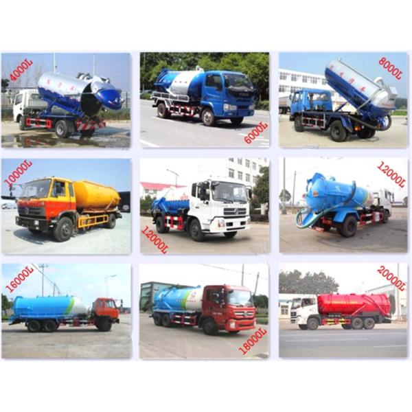 Тележка всасывания нечистот цапф 5м3 трейлера 2 автоцистерны Форланд 4кс2 5000Л