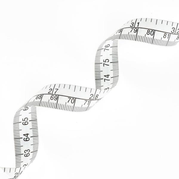 Wintape 60-дюймовый PE не-PVC измерительный счетчик без металлических концов Белая плоская поверхность мягкая измерительная лента