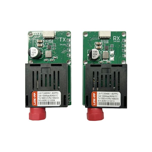 L9-FC554901-80PPC 1×9 155Mbps 80km FC Optical Transceiver Module