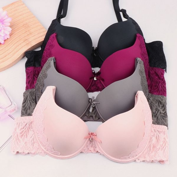 Good Quality Bra Women Underwear New Arrival Lace Ladies Bra With Bow Beautiful Colors Bra for Ladies