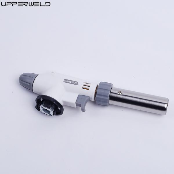 Kitchen Cooking Torch Butane Flame Gun White 1.6kw Gas Blow Torch Mini BBQ Fire Gun