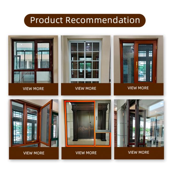 Внутренняя алюминиевая консервация жары сползая стеклянной двери провентилировала