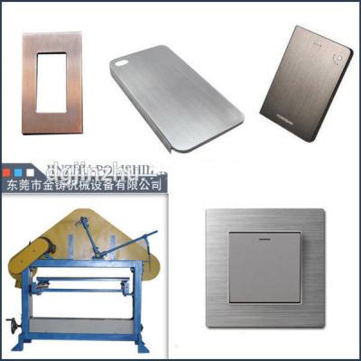 Aluminum Metals Triangular Stroke Belt Sander , Hairline hand stroke belt sander