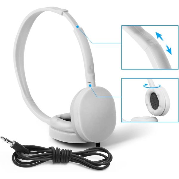 Single PIN Plug Eco Friendly Disposable Earphones Without Mic Stereo Bus Earphone Comfortable Wearing Aviation Headphone