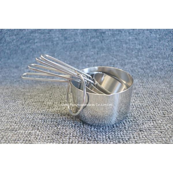 80ml High quality custom multicolor measuring spoon sets stainless steel 4 pcs kitchen cooking baking measuring cups