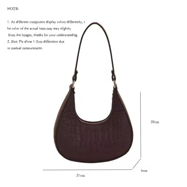 Elegant Women's Handbags Designer Shoulder Bags with RFID Protection and Zip Closure