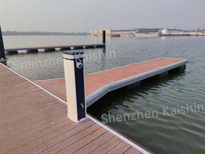 Doca de flutuação composta comercial do Decking das docas de flutuação do HDPE estável