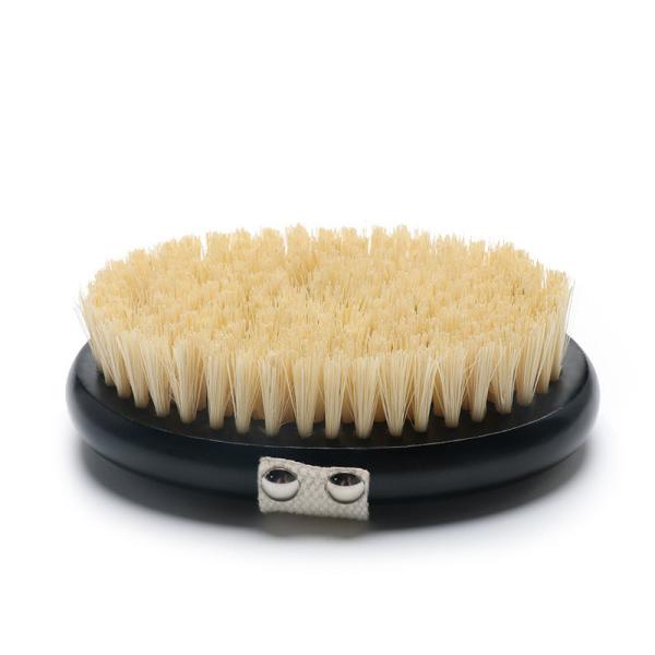 Eco Friendly Bath Shower Brush Beech Wood Oval Dry Brush For Exfoliating