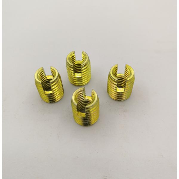 M4 M5 M6 Screwed Threaded Brass Insert Nuts Zinc Plated DIN 7965
