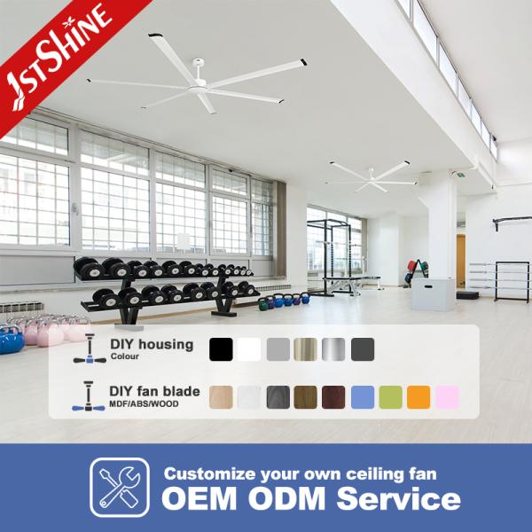 70/80/100 Large Industrial Ceiling Fan with LED Light Option