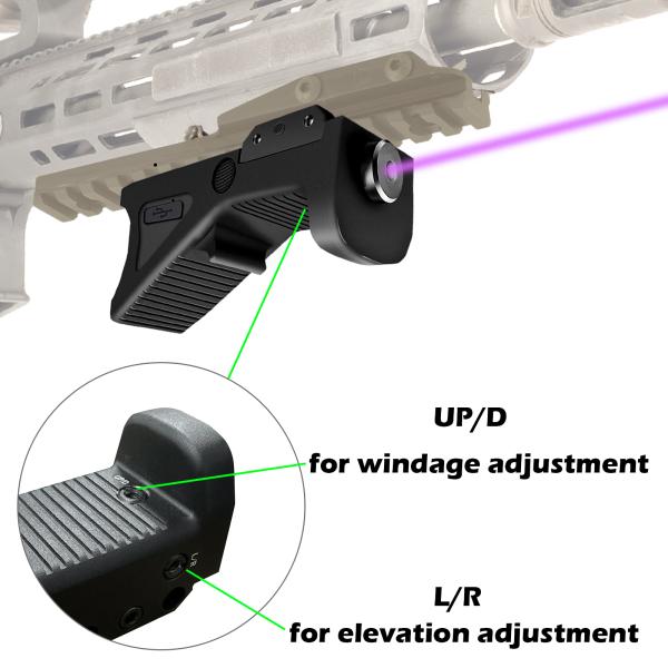 405nm Purple Shotgun Laser Sight With Rechargeable Picatinny Mount