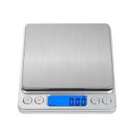 Kitchen Food Weighing Scale Smart Electronic Digital Stainless Steel 500g Capacity with Measure Bowl