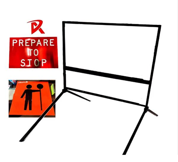 ROADSAFE High Visibility Traffic Sign Australian Standard Multi Message Frame Construction Signage Avery Reflective Traffic Sign Board