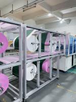 0.6Mpa 6KW Máquina automática de corte de sacos não tecidos para sacos retangulares ou trapezoidais