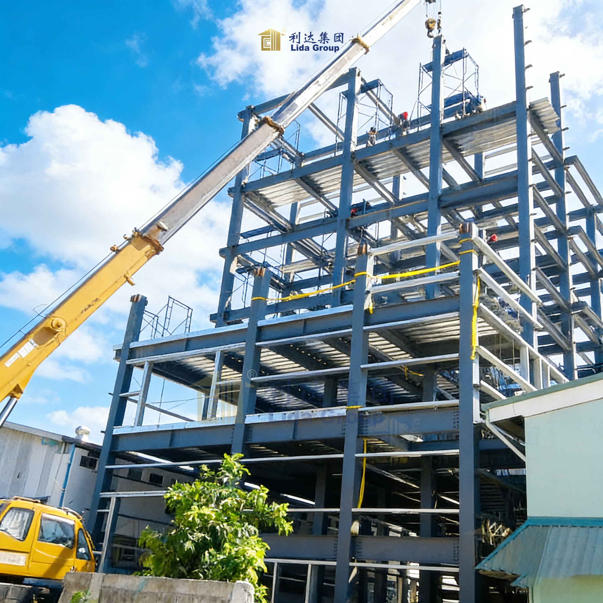 Weather Resistant Heavy Steel Structure Waterproof Anti Rust Premade Container House