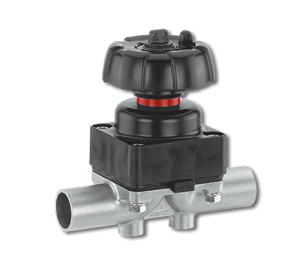 Corrosion Resistant ABS Diaphragm Valve Leak Proof With Actuator