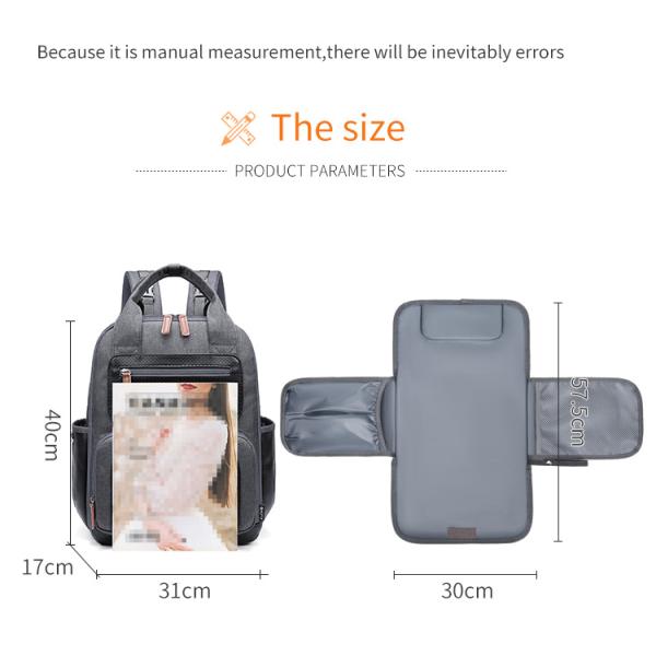 Luxury Mommy Travel Waterproof Baby Diaper Backpack Multifunctional Laptop Bag for Mom&Dad Diaper Bag