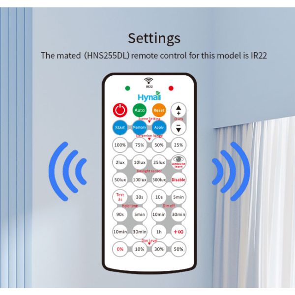 DALI-2 D4i microwave motion sensor HNS255DL, multi-sensor input device, for built-in application