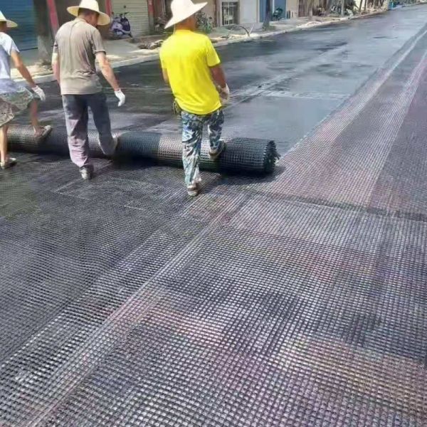 Asphalt Reinforcement Fiberglass Geogrid Anti Crack Road Mesh Solution