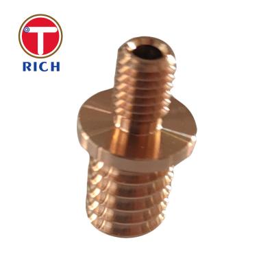 Bronze do metal do Cnc da máquina de gerencio do Cnc para o conector do sensor