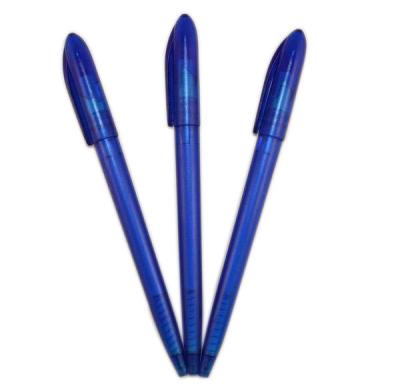 blue plastic pen,blue color plastic pen, blue color promotional ball pen for advertising