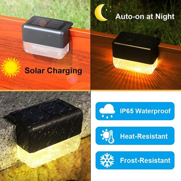 Outdoor Pequeno Super Brilhante Solar Moderno LED Street Light Balcão Lâmpada Solar de Jardim Impermeável