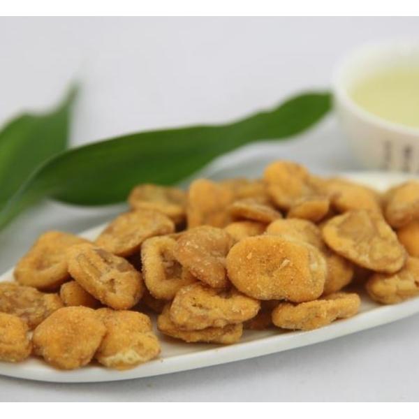 Смешанная фасоль Fava широкая откалывает пряное красочное вкуса карри и морской водоросли хрустящее