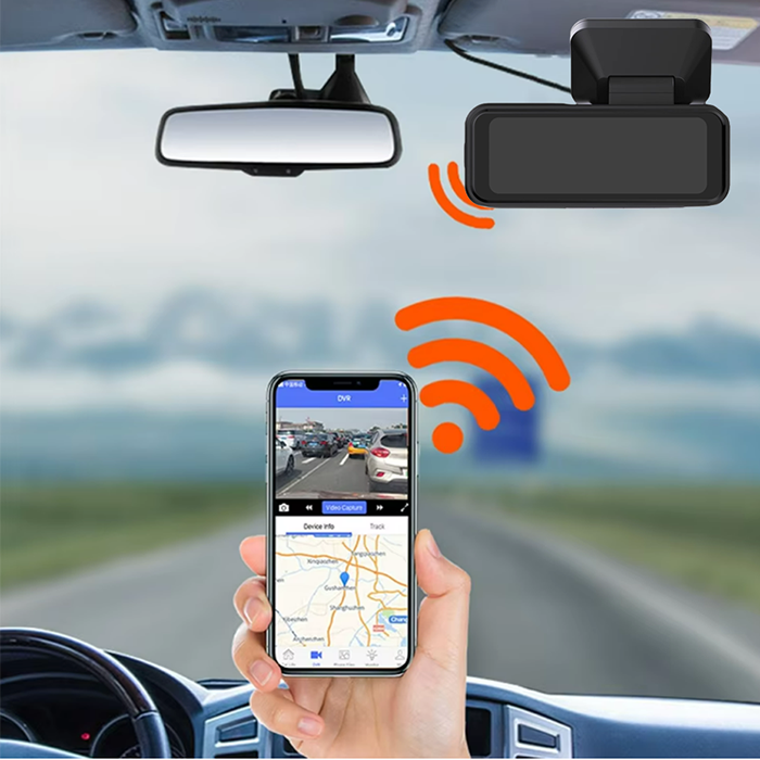 Safety Car DVR 4K UHD Dash Cam Dual Lens Emergency Lock For Enhanced Driving