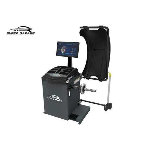 Car Wheel Balancing Machine 200RPM With LCD Display / Laser Detection