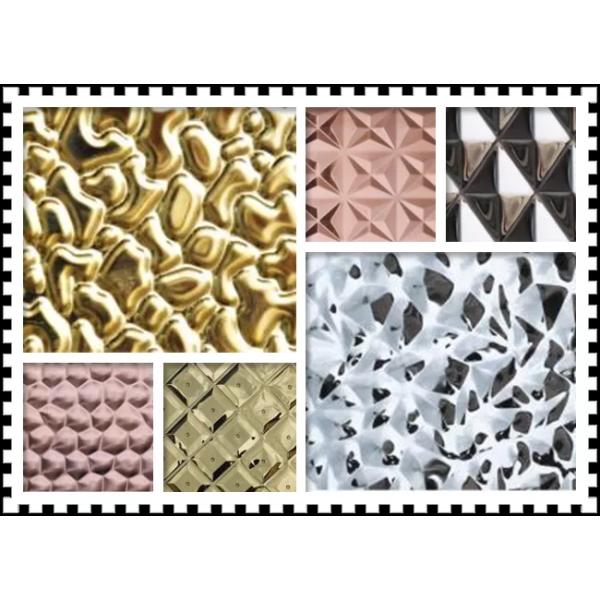 jinhengsteel Decorative 304 stainless steel sheet for interior exterior decoration designs trim shape profile