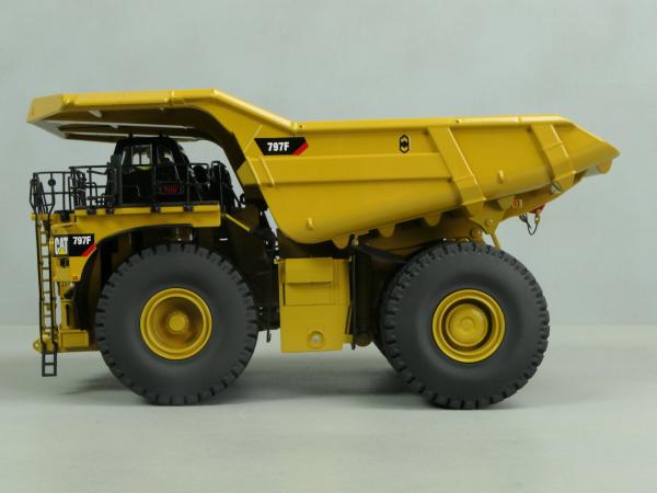 DM Nouveau 1:50 Modèle réduit de tombereau minier CAT 797F à grande échelle, modèle moulé sous pression 85655