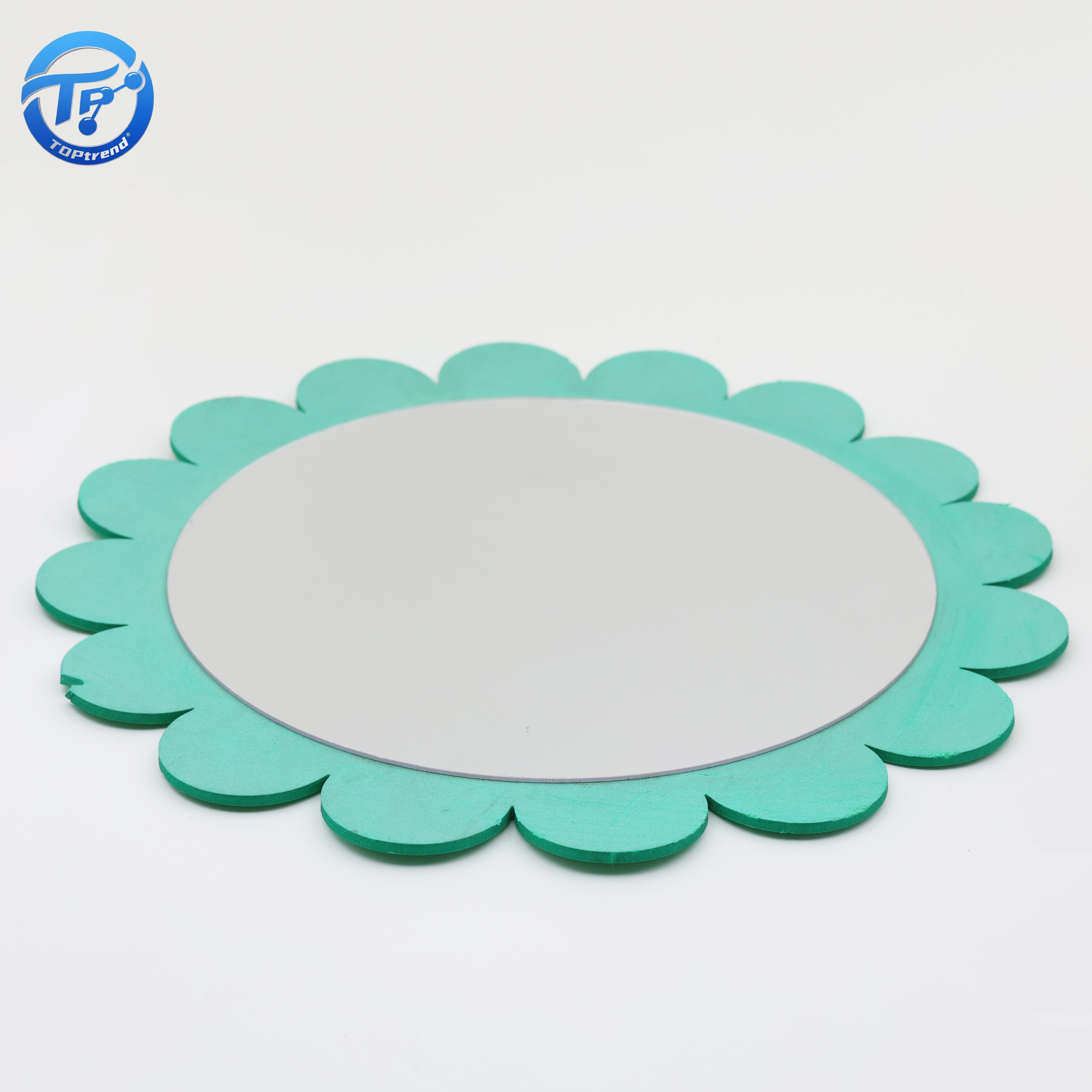 Flower Shaped Acrylic Mirror  Kids Room Decorative Tabletop Mirror