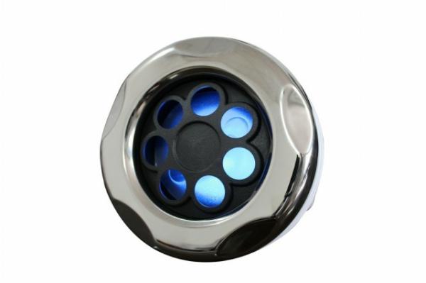 5” LED Pulsating Stream Massage Hot Tub Jets With Stainless Steel Cover Triangle Hot Tub Spa