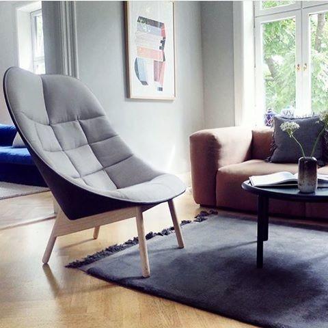 Leisure Style Uchiwa Fiberglass Lounge Chair For Living Room With Wooden Base
