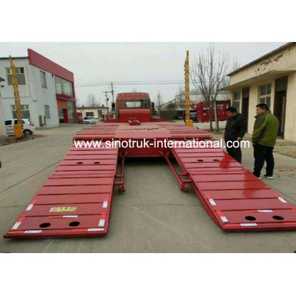 Подвес нормального цапф 80т грузовика 3 плоской кровати голубого цвета гидравлический Семи